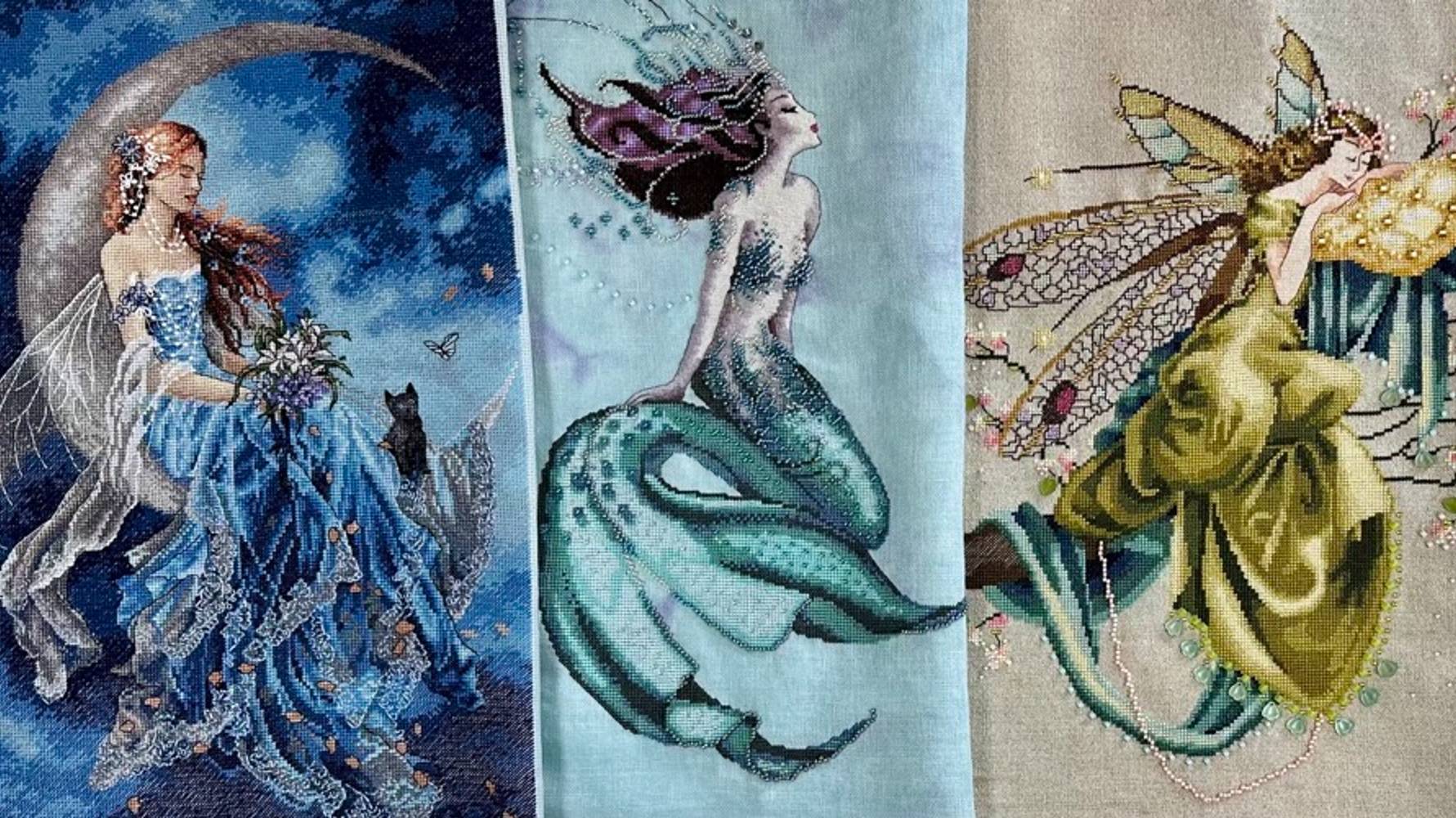 #41 Феи, ангелы и русалки: моя вышивальная коллекция