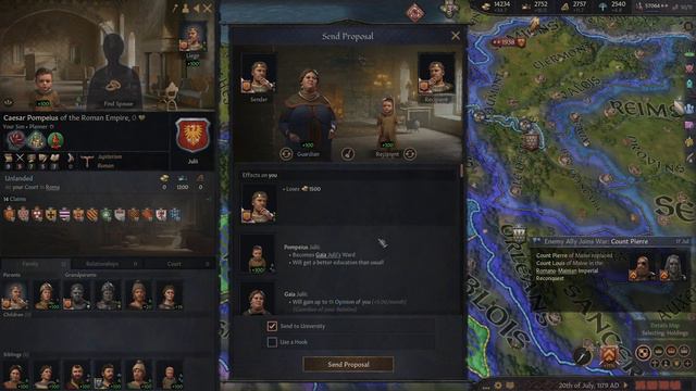 Crusader Kings 3: The Return Of Caesar: Part 65: Figuring Out Universities (Finally!) смотреть онлайн