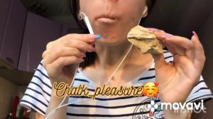 Sunflower Clay1️⃣ глина Подсолнух.#clayasmr #clayeating #chalkasmr