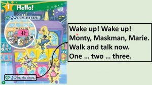 Kid's Box Starter - Unit 1 - Hello - 2 - Say the chant.