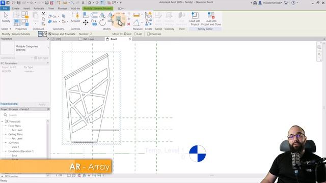 How to Model Stairs as a Component Family in Revit смотреть онлайн