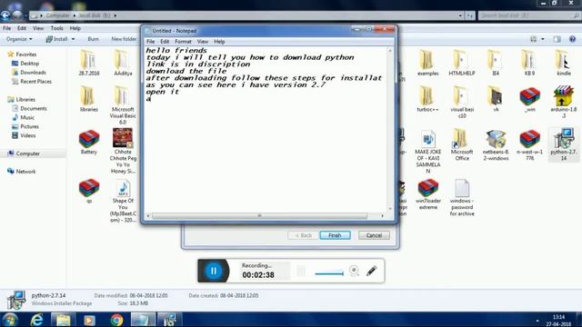 How to download python 2.7 смотреть онлайн