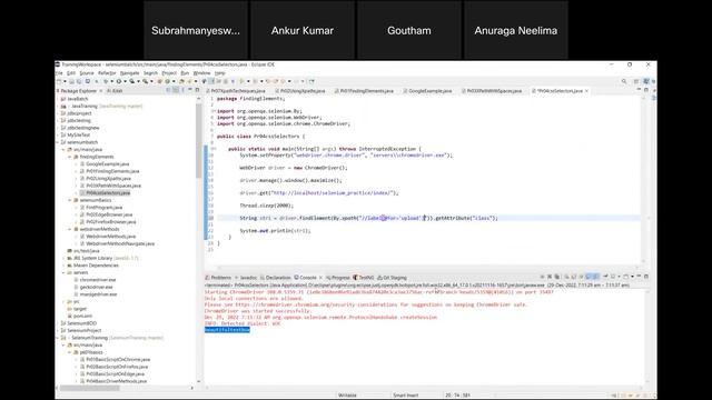 Selenium with Java Training - Class 17 - CssSelectors and FindElements Method смотреть онлайн