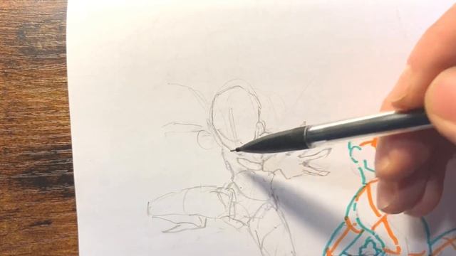 Drawing Dynamic Anime Pose Practice смотреть онлайн
