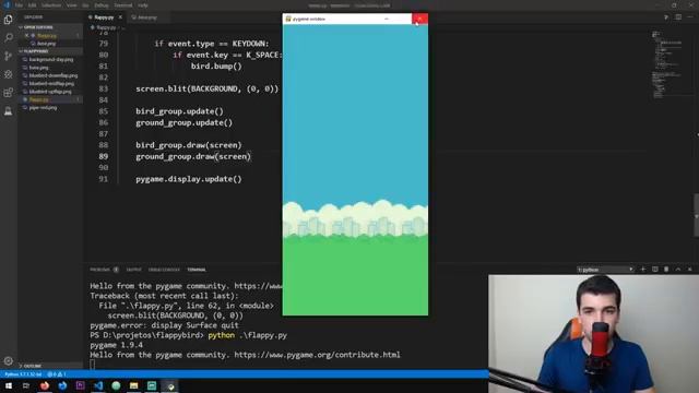 Criando um Flappy Bird com Python e Pygame смотреть онлайн