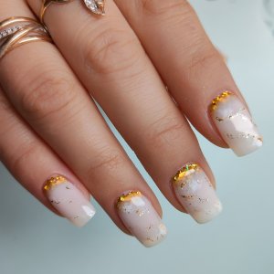 Популярный дизайн / мрамор / укрепление гелем