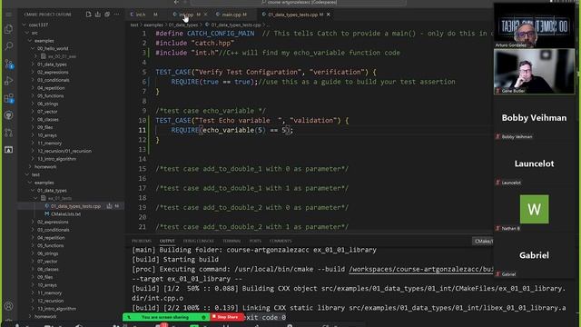 012423 COSC 1337 C++ data types, value return functions, and unit tests смотреть онлайн