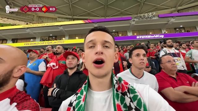 THE MOMENT MOROCCO KNOCK PORTUGAL OUT The WORLD CUP