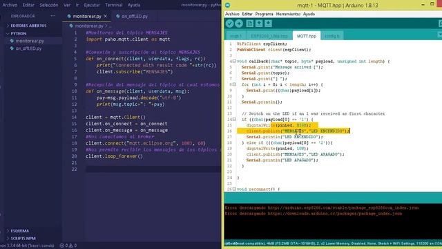 Nodemcu Python MQTT смотреть онлайн