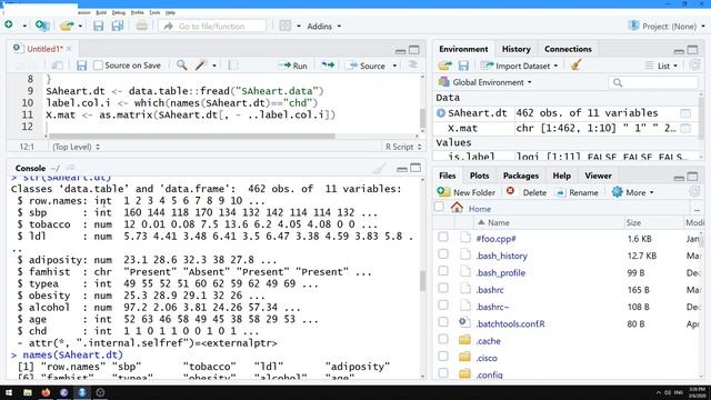 Download and read CSV into R as data.table, then convert to matrix/vector for machine learning смотреть онлайн