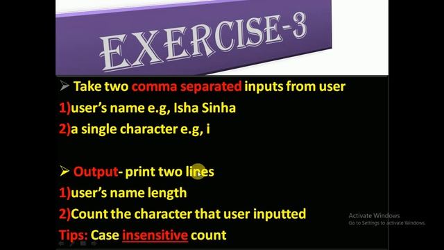 EXERCISE-3 based on string formatting & string methods:Python tutorial 19 смотреть онлайн