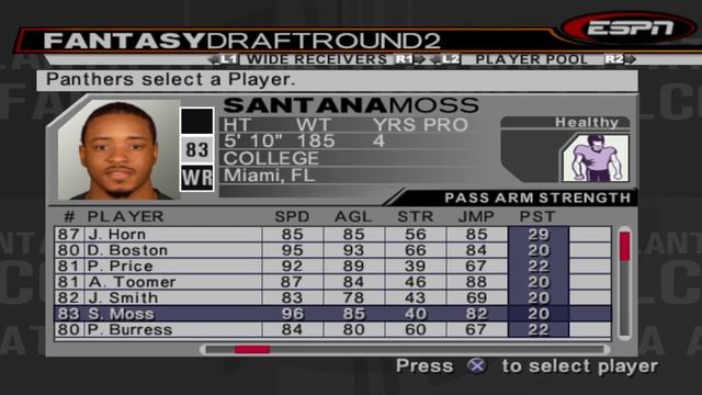 First person football in NFL 2K5 смотреть онлайн