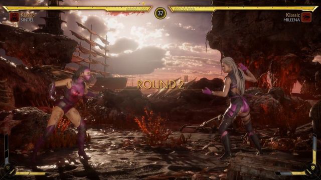 Mortal Kombat 11 - (Klassic) Mileena Vs (Klassic) Sindel (Very Hard) смотреть онлайн