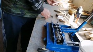 Дырокол для запресовки втулок боковин Гофмана своими руками.