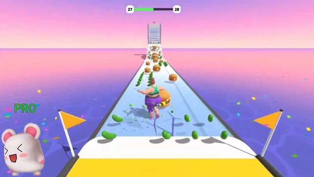 FUNNY GAME Fat 2 Fit — All Levels Gameplay Android,iOS New Update Levels смотреть онлайн