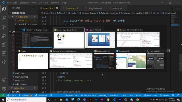 #5 Live Coding | How To Create A Perfect Landing Page Using HTML CSS JS | UI Kit Framework смотреть онлайн