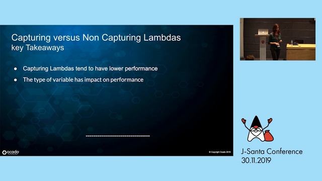 J-Santa 2019 | Java Lambda expressions and Streams API (...) [EN], Joana Socrates (Ocado Technology смотреть онлайн