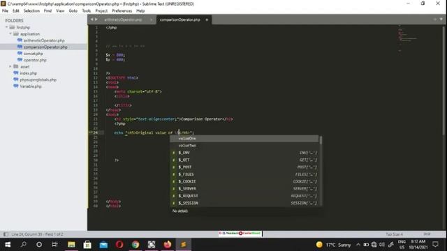 What is Comparison Operator in PHP? смотреть онлайн