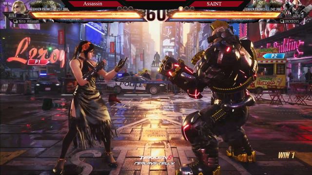 Tekken 8 ▰ SAINT (Jack-8) Vs ASSASSIN (Nina) ▰ Ranked Matches смотреть онлайн