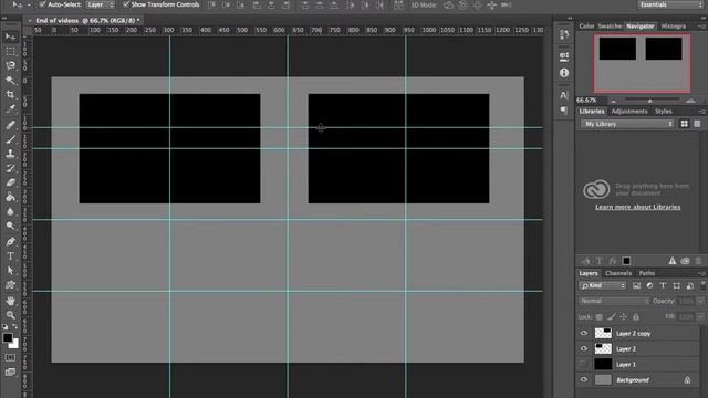 Hide & unhide guides in photoshop смотреть онлайн