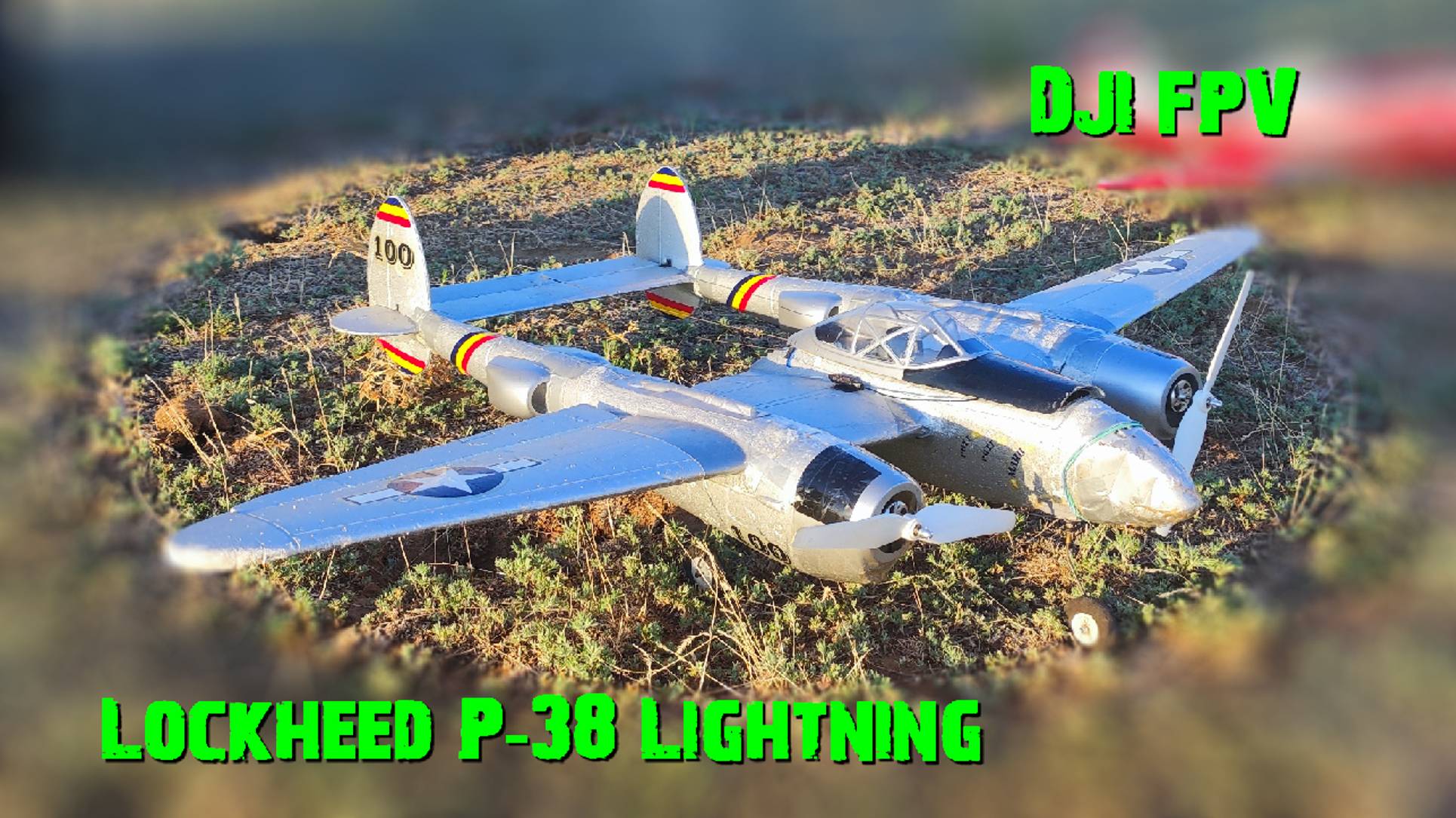 DJI FPV & RC Lockheed P-38 Lightning