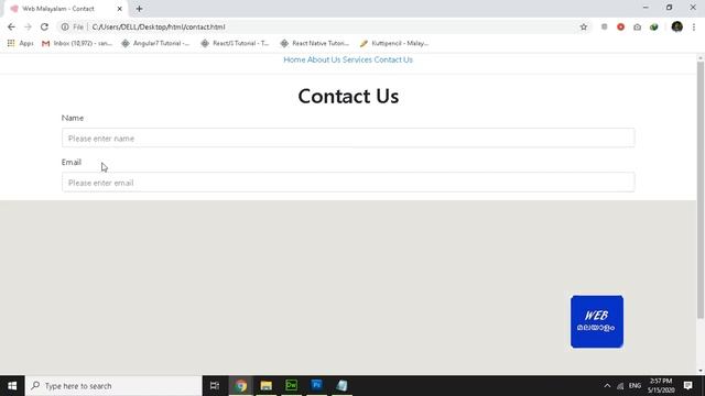 Bootstrap Contact Form Malayalam Tutorial #4 смотреть онлайн