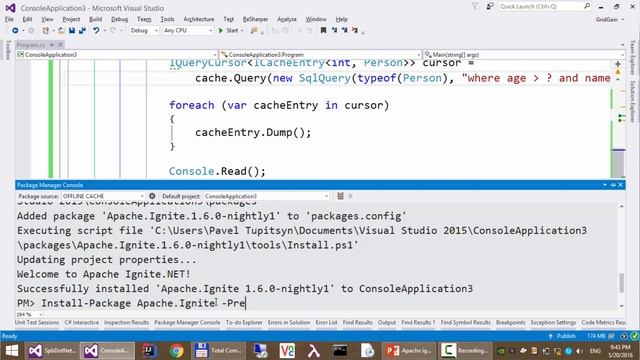 Павел Тупицын, Владимир Озеров — Apache Ignite.NET в действии смотреть онлайн