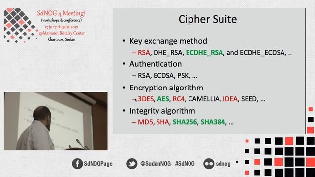 #SdNOG4 - Securing Web Traffic using SSL/TLS - Khalid Elmansor - University of Khartoum смотреть онлайн