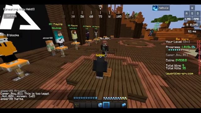 BEDWARS LIVE!!! || road to 100 subs || смотреть онлайн