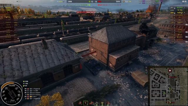 WOT - T110E3. 9,9K Урона. 7 Фрагов. Энск – Стандартный бой смотреть онлайн
