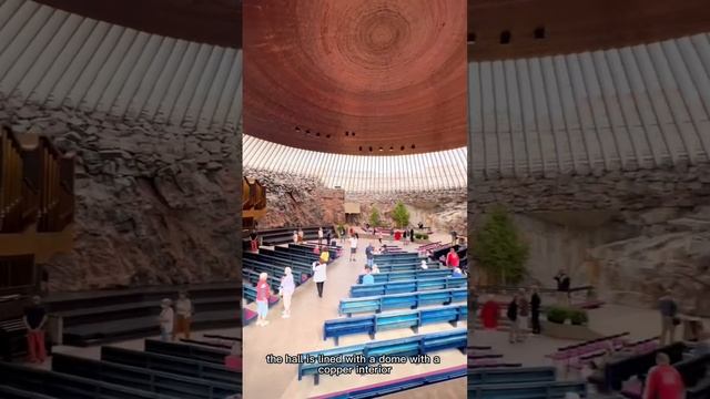 Temppeliaukio Church in Helsinki Finland смотреть онлайн