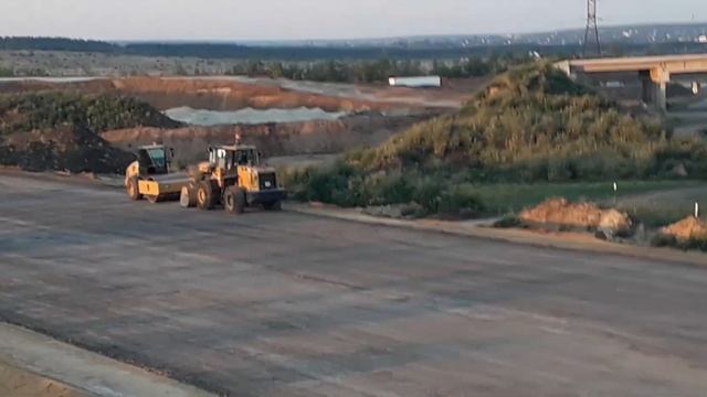 Строительство новой развязки на СКАДе запад города Саратова. смотреть онлайн