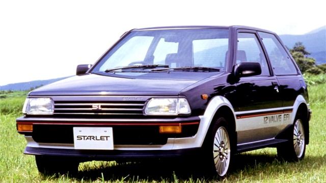 Toyota Starlet Third generation P70; 1984 смотреть онлайн