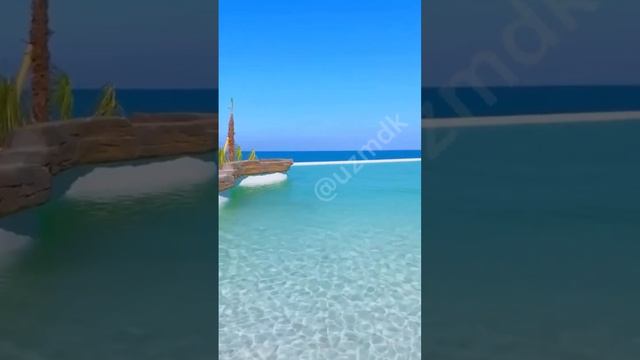 В соседнем Актау (Кз) появился пляж как на Мальдивах. смотреть онлайн