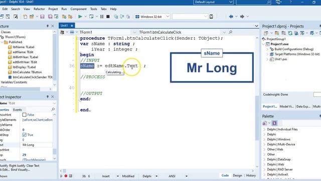 Learn to code in Delphi | Part 7 | Input Process Output смотреть онлайн