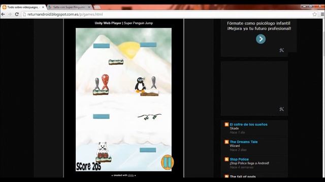 Super Penguin Jump Speed Gameplay смотреть онлайн