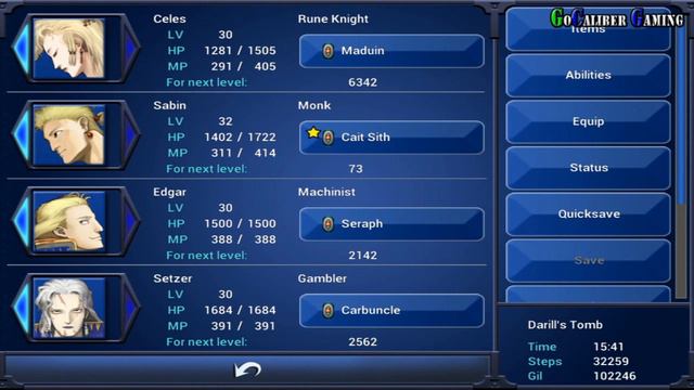 FINAL FANTASY 6 (VI) Android Walkthrough - Part 24 - Darill's Tomb + Exp Egg смотреть онлайн