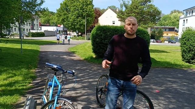 Езда на велосипеде в Германии ?? Опасно ⚠️⚠️⚠️ Штрафы ??? Украинские беженцы в Германии ?? смотреть онлайн