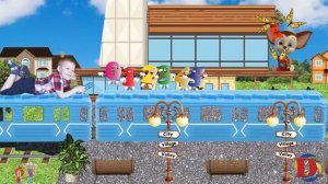 Учим Цифры для детей на Поезде метро | Учимся считать от 1 до 10 с Весёлый Дилан