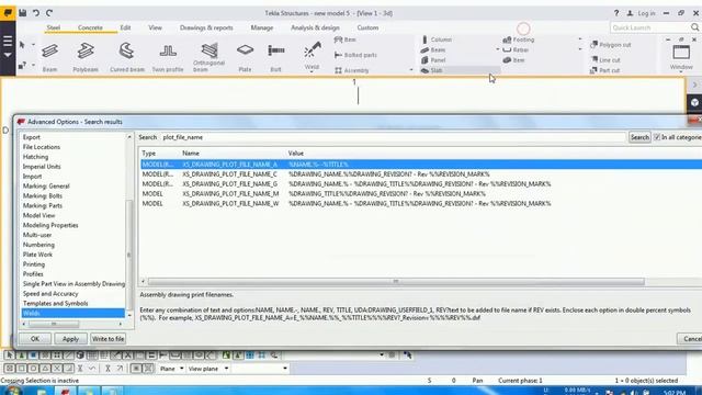 Tekla - Customize print output File Name(XS_DRAWING_PLOT_FILE_NAME_A) Part-1 смотреть онлайн