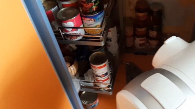 Рум - тур : кухня. Рецепт густой сметаны. Самодельный гарнитур от мужа. смотреть онлайн