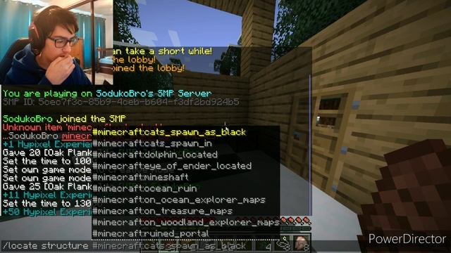 First time, building a house in Minecraft Java. смотреть онлайн