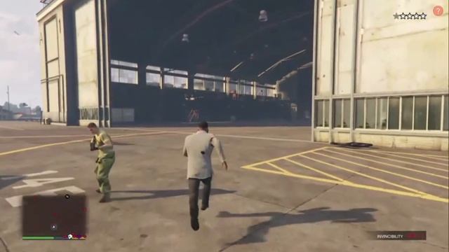 GTA 5-How to steal a fighter jet easy with cheats смотреть онлайн