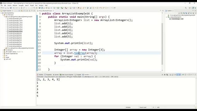 데이터 분석 3강 - ArrayList - toArray смотреть онлайн