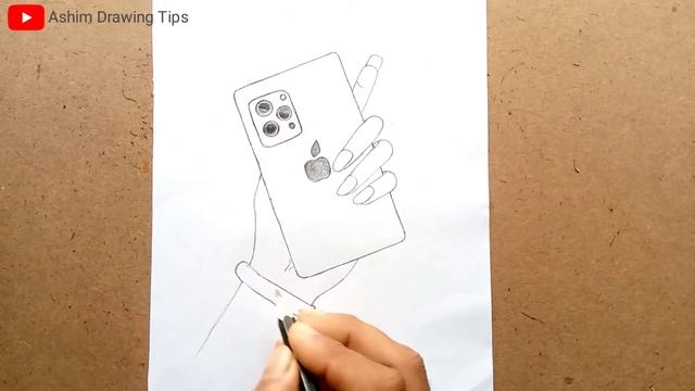 How to Draw a Hand Holding a Phone / iphone 13 Pro Max Holding in Hand - iphone 13 | Pencil Sketch смотреть онлайн