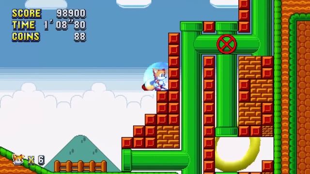 Sonic Mania Mushroom Kingdom Zone смотреть онлайн