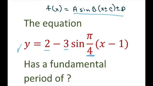 How To Find The fundamental Period Given a Sine Equation смотреть онлайн
