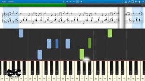 Мы жили по соседству - Они были первыми (на пианино Synthesia cover) Ноты и MIDI