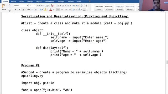 Pickling And Unpickling | Object-Oriented Thinking With Python | Day-35 смотреть онлайн