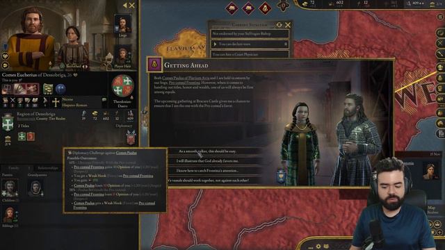 O Primeiro Tributário | CK3: Royal Court - Fallen Eagle #02 смотреть онлайн